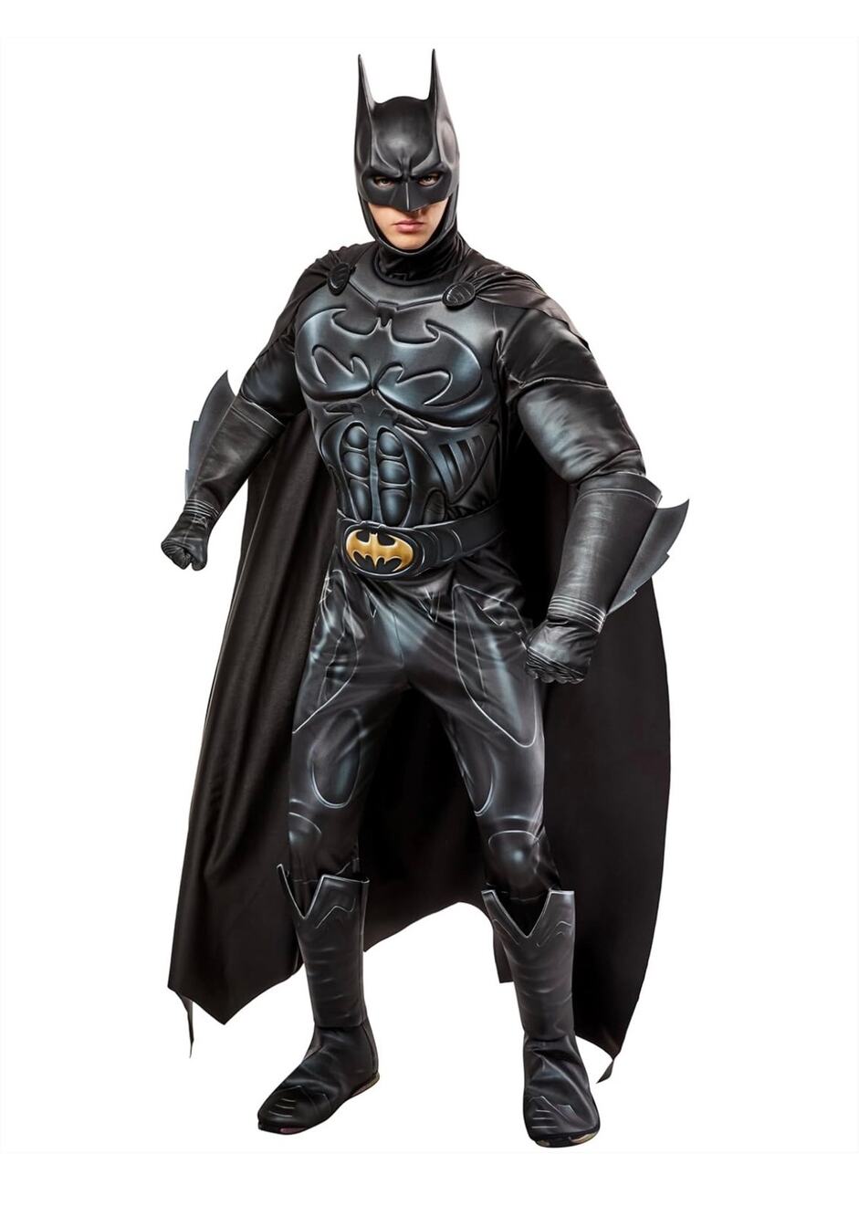 Rubies Batman Forever Deluxe Adult Muscle Jumpsuit Costume - LARGE (NO MASK)